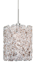  PD531SISNL2M - Pendant Spaga Silver Satin Nickel LED G4 JC 2W Monopoint Canopy